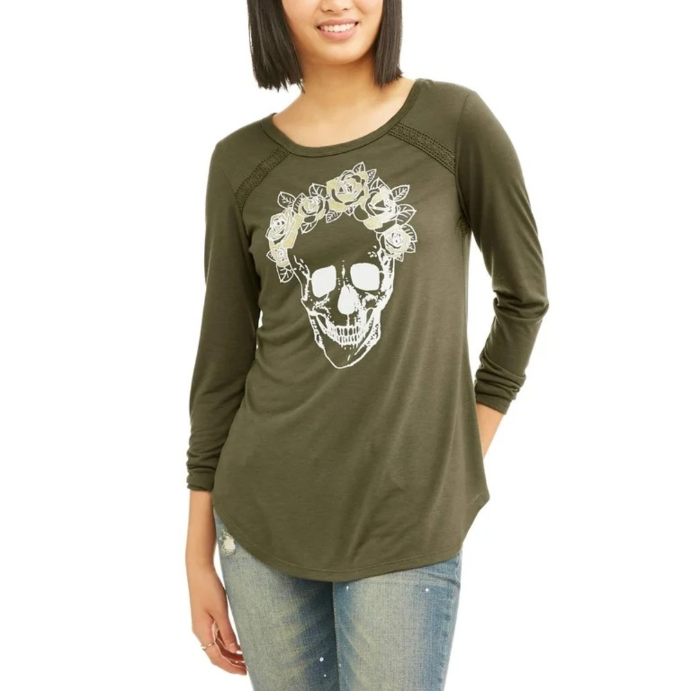 Jerryleigh Juniors’ M 7/9 Olive Green Cut-Out Back